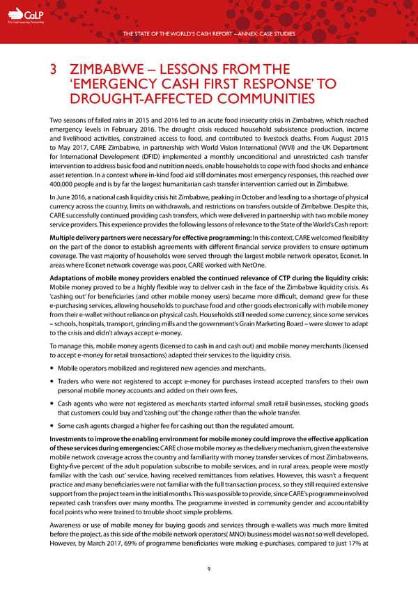 The State of the World's Cash | Case Studies - Page 11