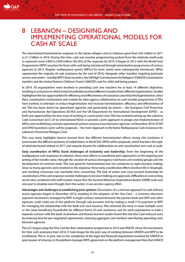 The State of the World's Cash | Case Studies - Page 26